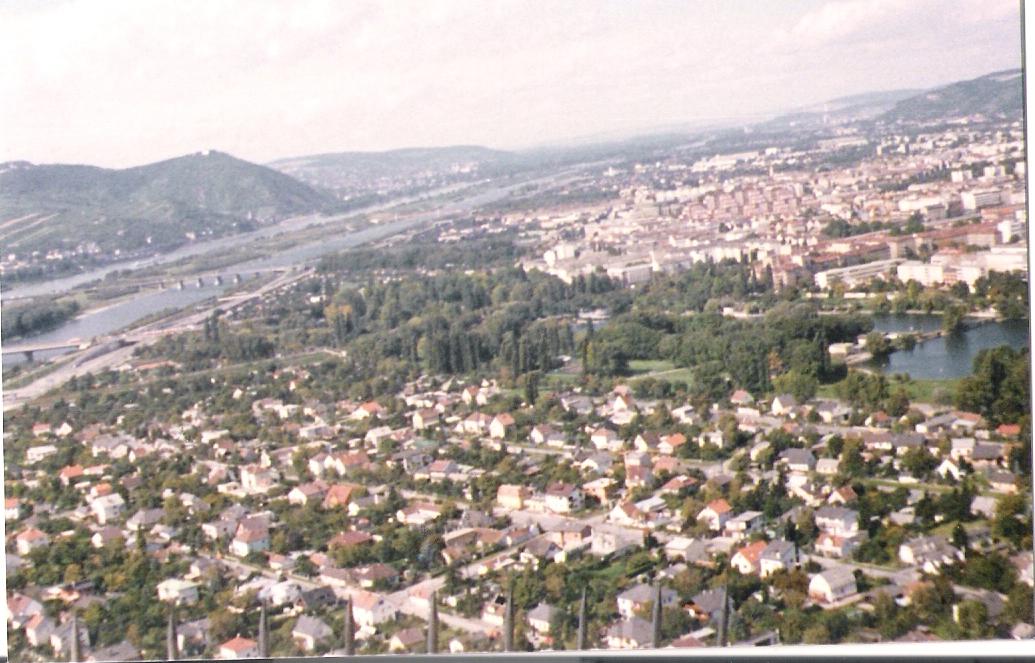 Vista desde el restaurante de la Torre de Donaupark